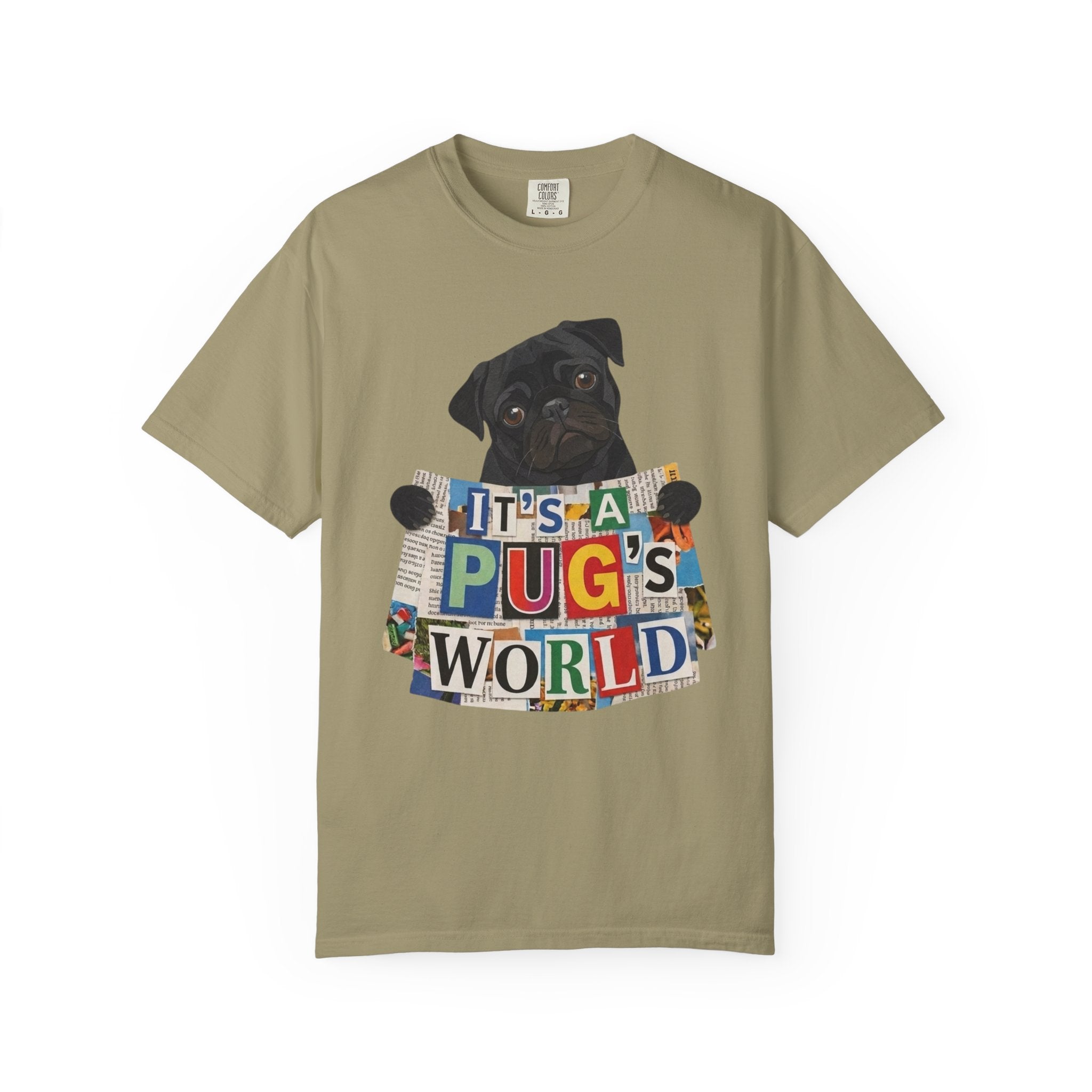 Cute Black Pug Mom T-Shirt | 90s Retro Pug Tee