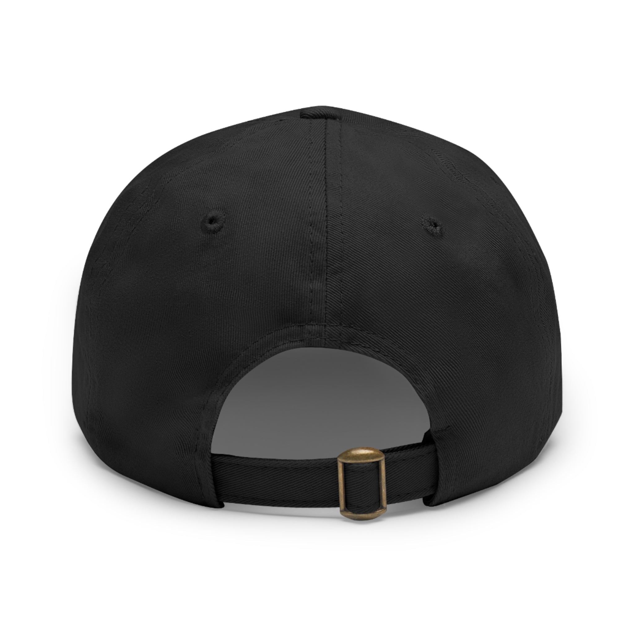 Pugfather Leather Patch Dad Hat | Pug Dad Cap, Fathers Day Pug Design