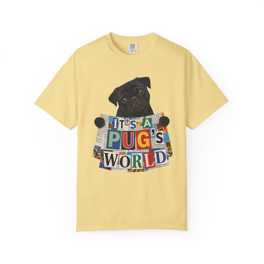 Cute Black Pug Mom T-Shirt | 90s Retro Pug Tee