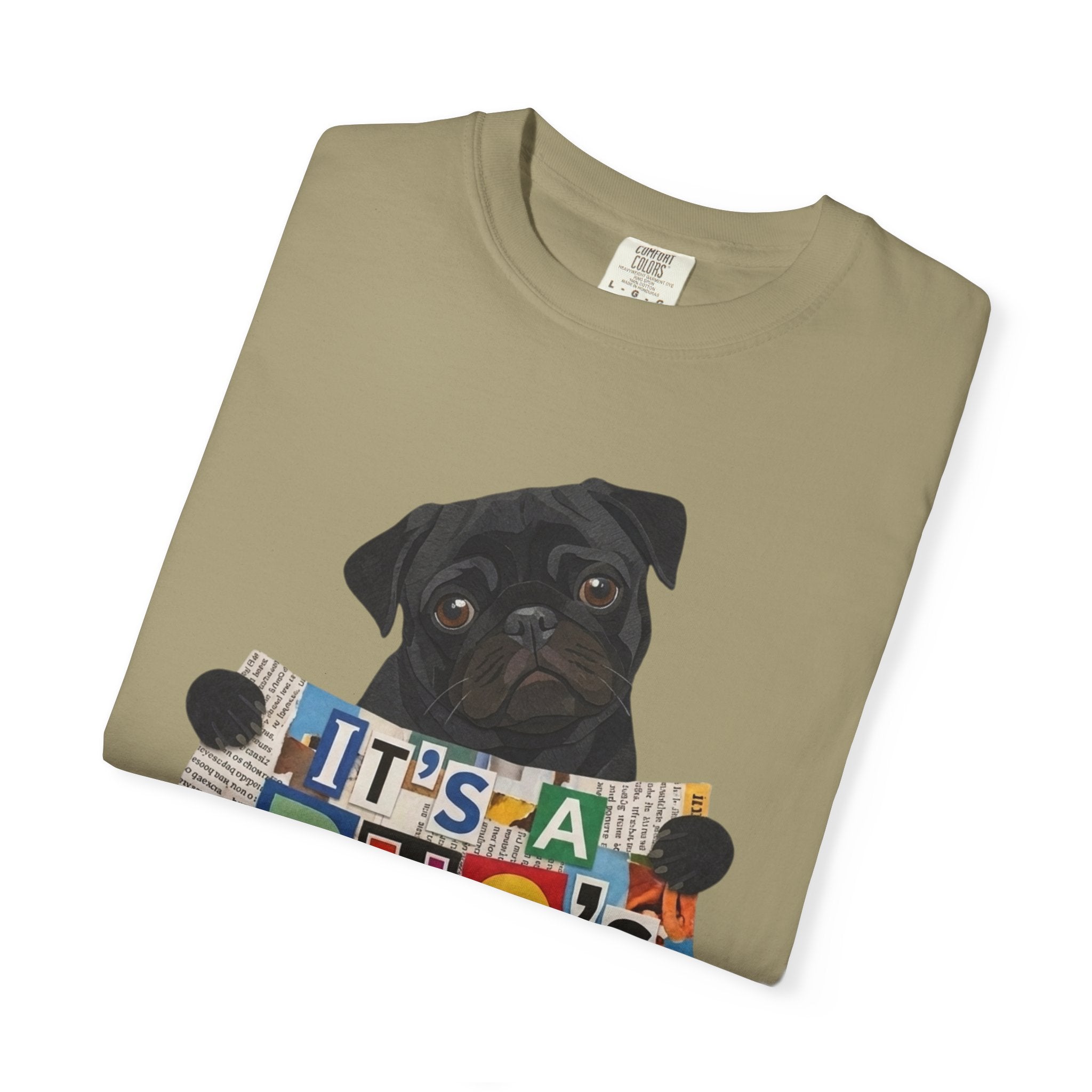 Cute Black Pug Mom T-Shirt | 90s Retro Pug Tee