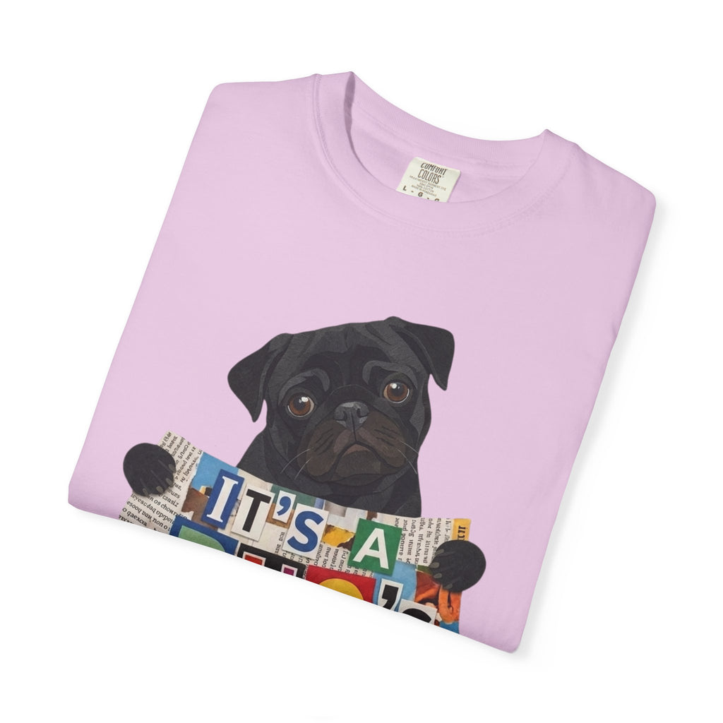 Cute Black Pug Mom T-Shirt | 90s Retro Pug Tee