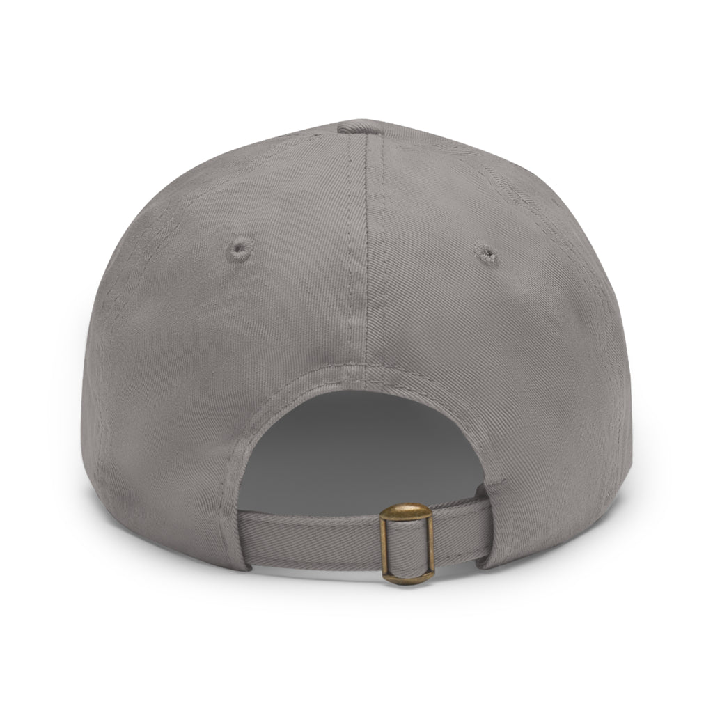 Pugfather Leather Patch Dad Hat | Pug Dad Cap, Fathers Day Pug Design